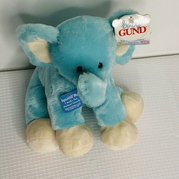 Baby Gund Sweetscoops Stompz Elephant Plush Sound - Picture 2 of 8
